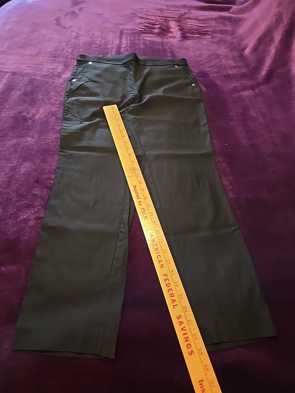 Anne Klein Black Pull On Dress Pants Size 1X NWOT